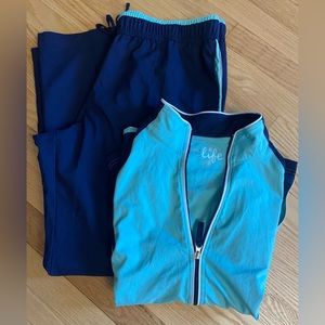 Women’s Blue Made for Life Jacket/Pant. Tracksuit. Excellent Condition. Sz XL